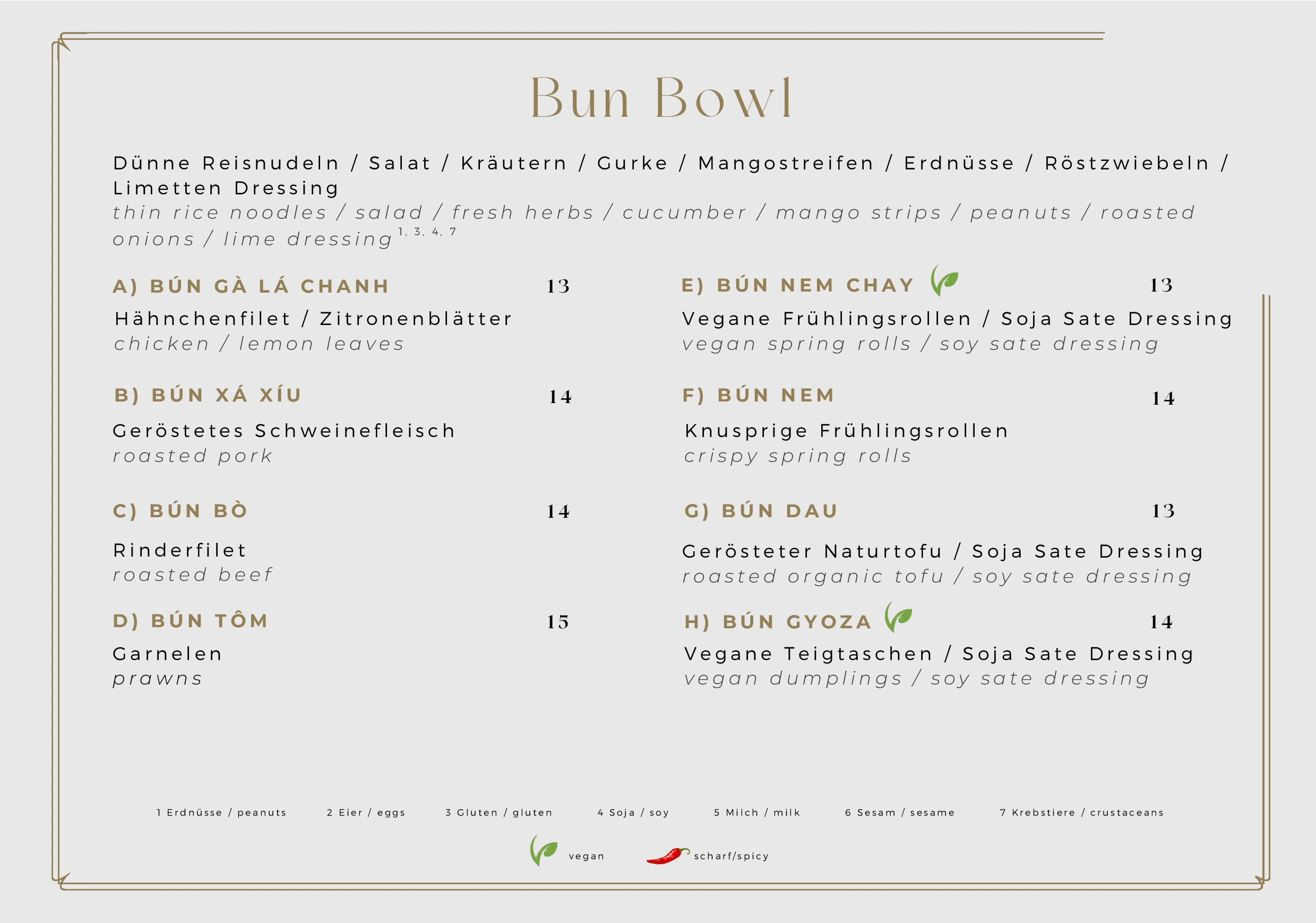 Pho Suppe Menu Hamburg – Vietnamesisches Essen – Page 11