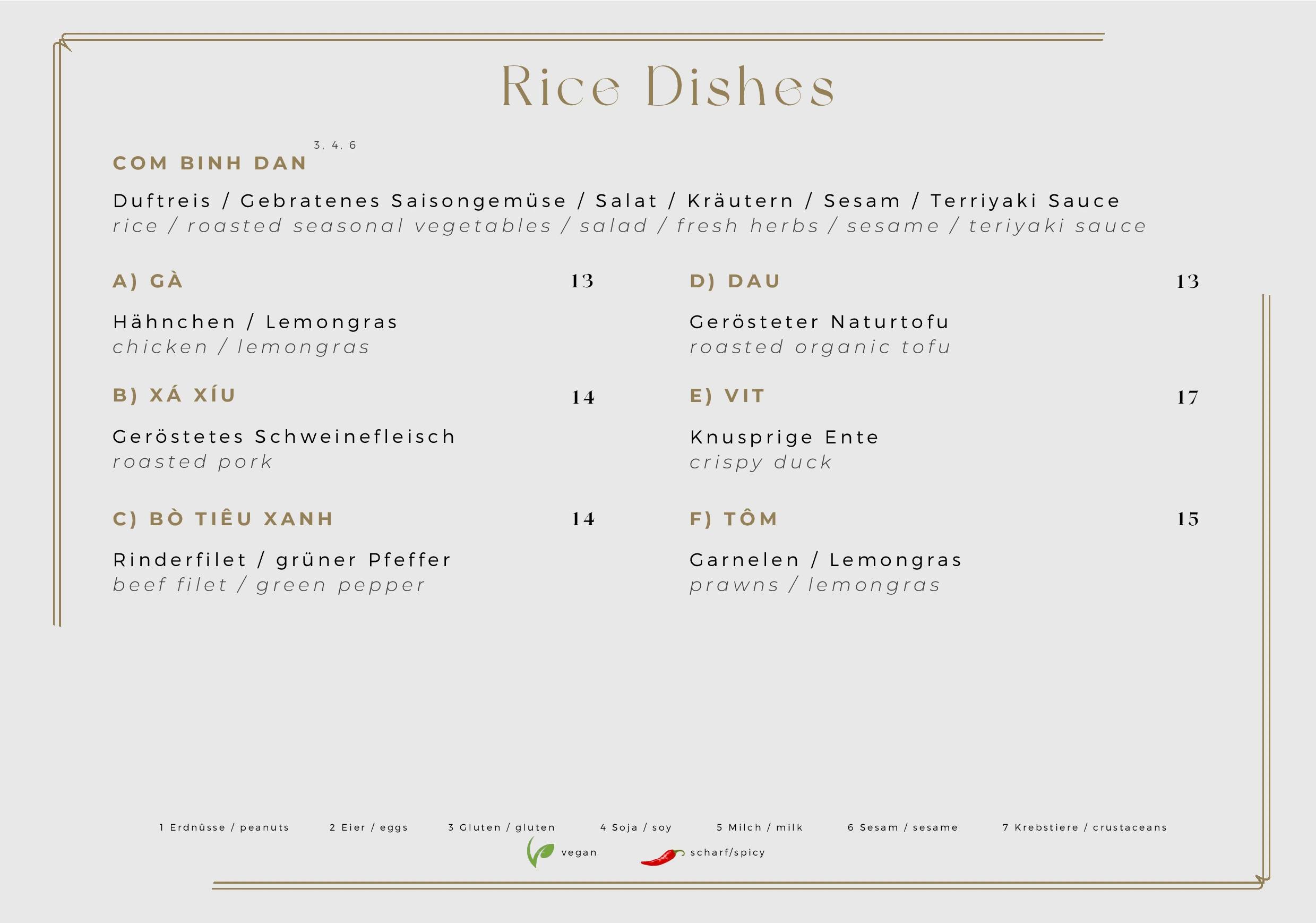 Pho Suppe Menu Hamburg – Vietnamesisches Essen – Page 13