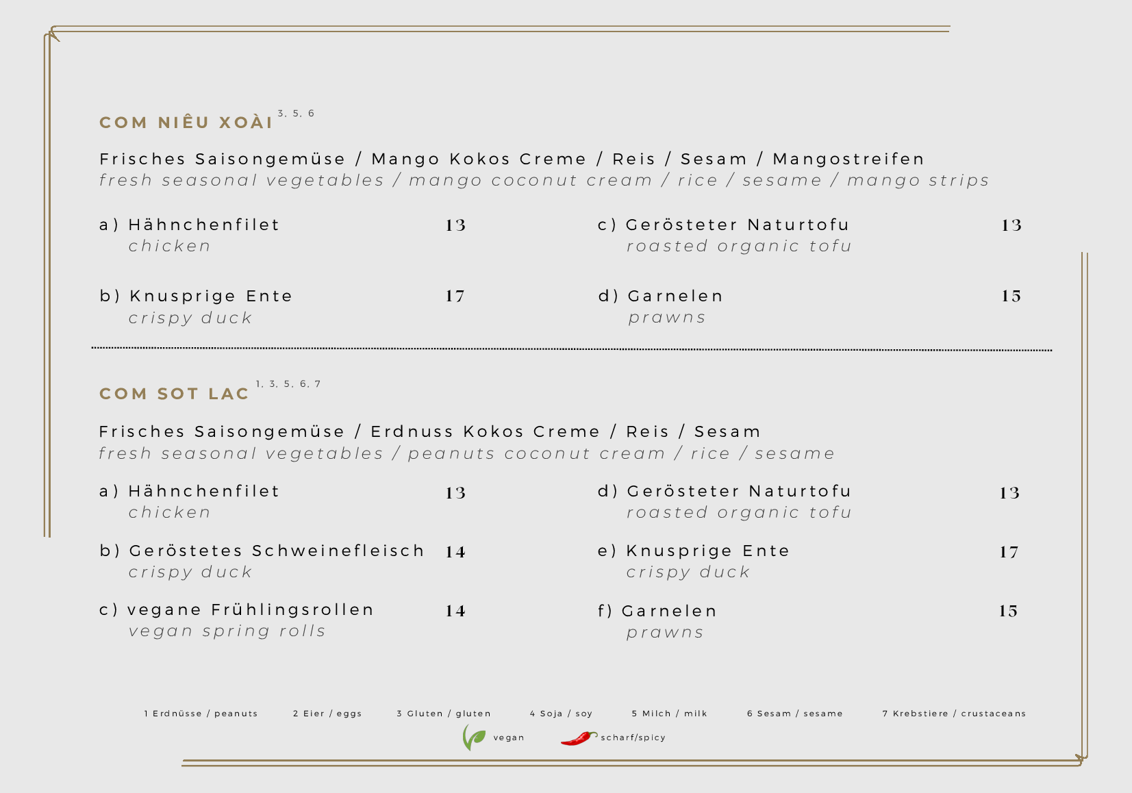 Pho Suppe Menu Hamburg – Vietnamesisches Essen – Page 17