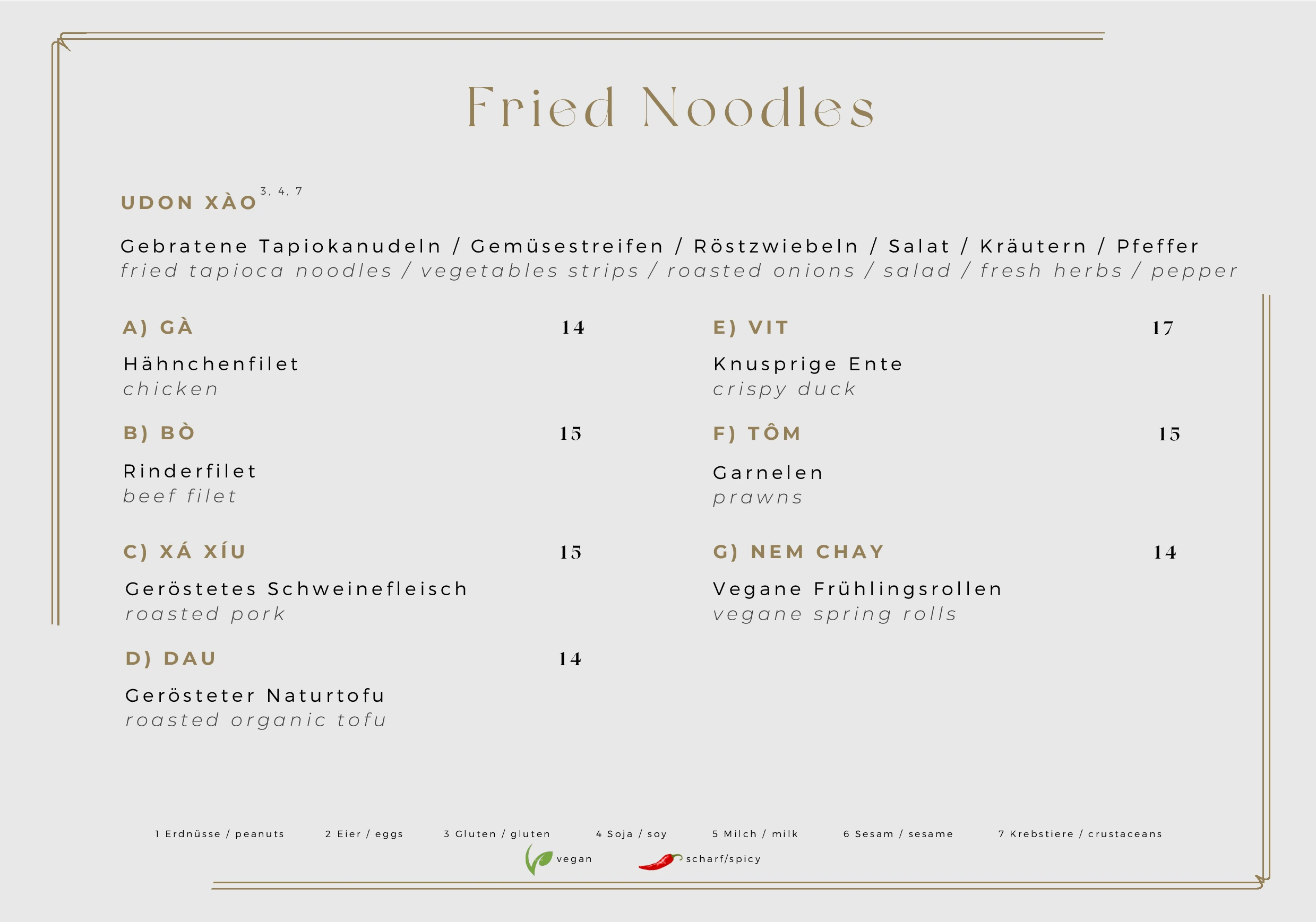 Pho Suppe Menu Hamburg – Vietnamesisches Essen – Page 9