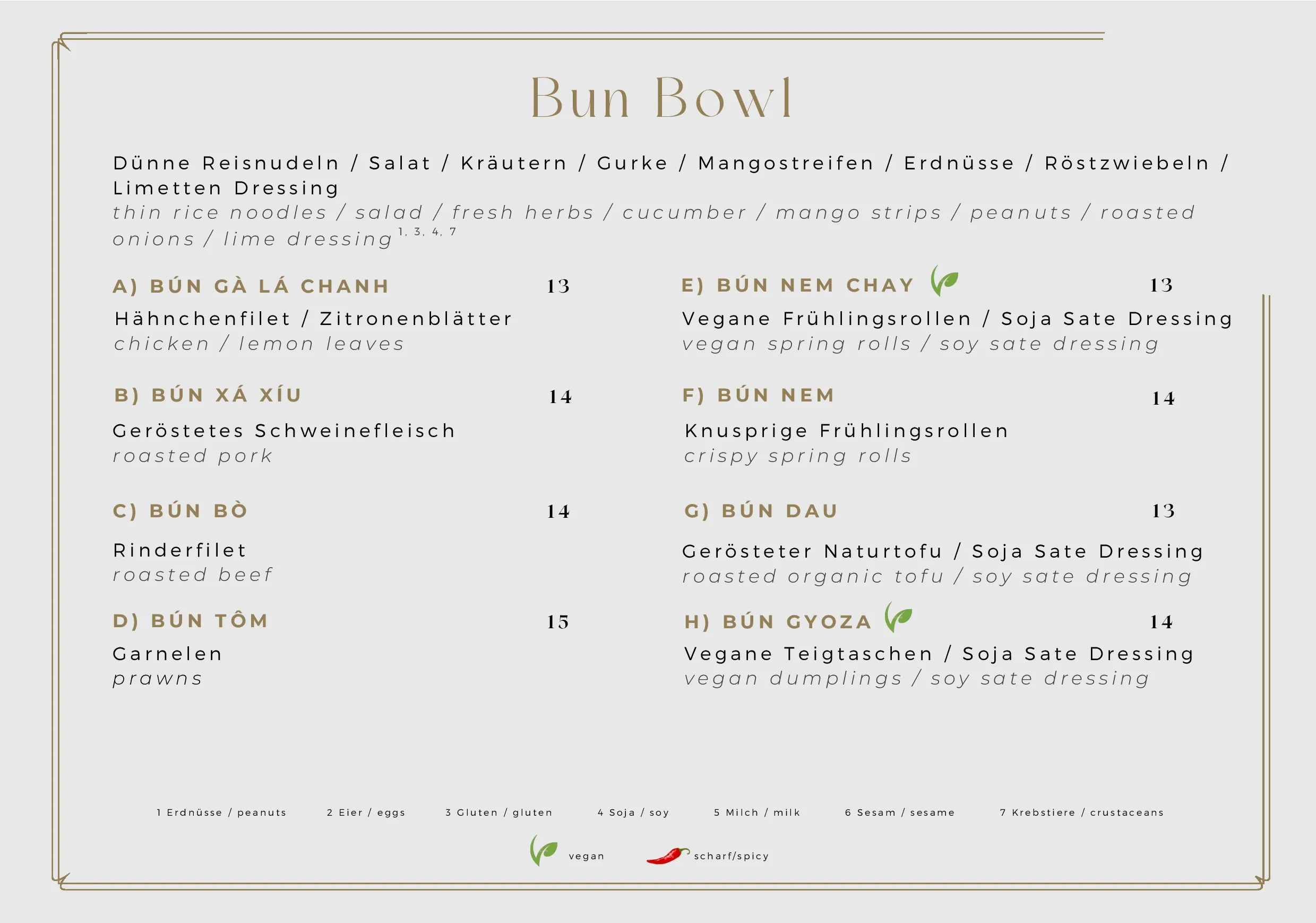 Pho Suppe Menu Hamburg – Vietnamesisches Essen – Page 11