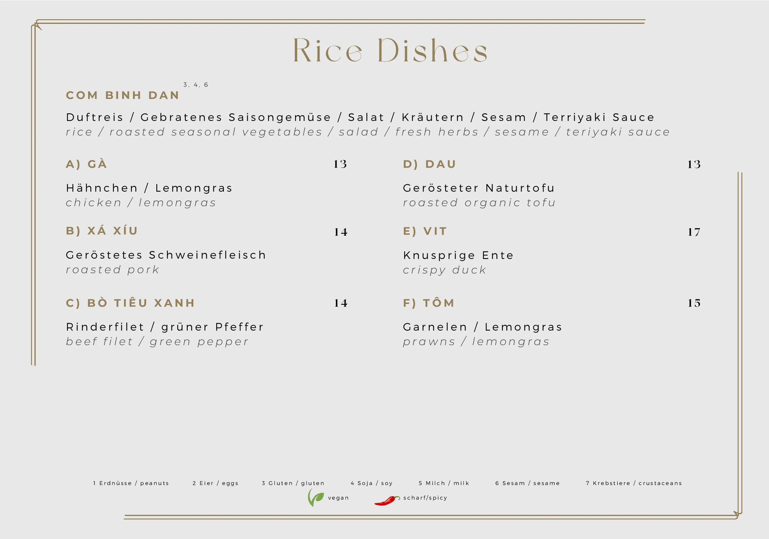 Pho Suppe Menu Hamburg – Vietnamesisches Essen – Page 13