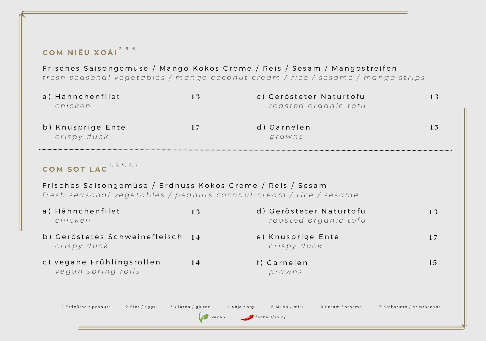 Pho Suppe Menu Hamburg – Vietnamesisches Essen – Page 17
