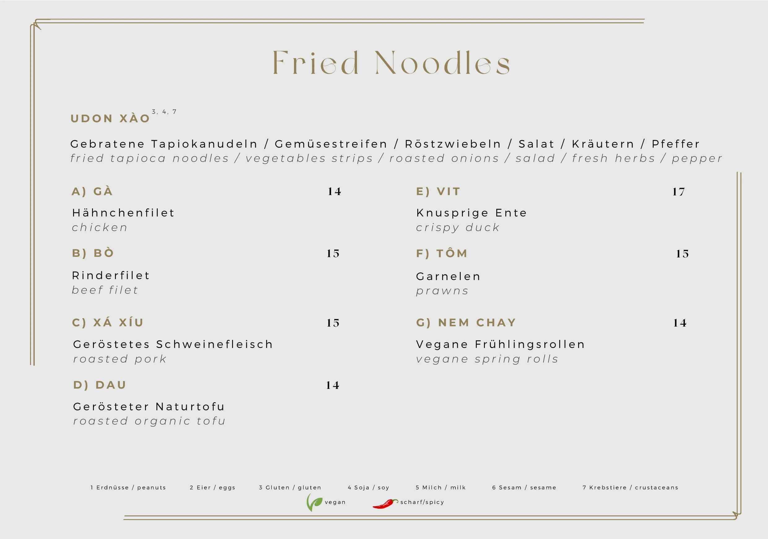Pho Suppe Menu Hamburg – Vietnamesisches Essen – Page 9